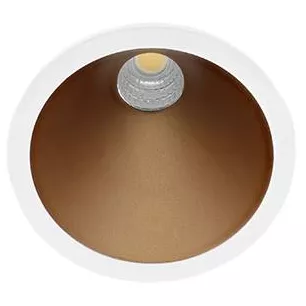 INDIGO-SWEET RD 8W 650Lm 3000K 60� DIM Blanc mat - Champagne (DO448WW49)