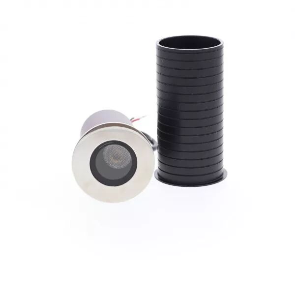 INDIGO-WALLY A 5W 3000K 195Lm IP65 Acier inoxydable (OU488WW16)