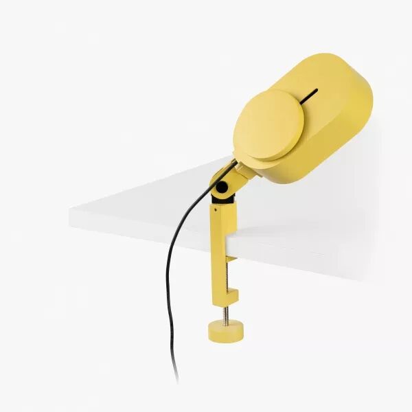 Inviting Lampe avec pince jaune (57317)