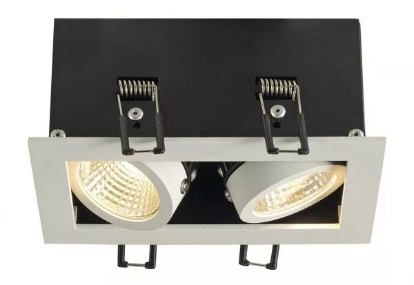 KADUX, encastr� carr�, 2 LED, blanc, (115711)