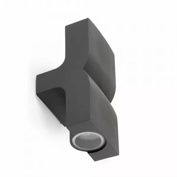 Klamp Lampe Applique Gris Fonc� 2L (74408)