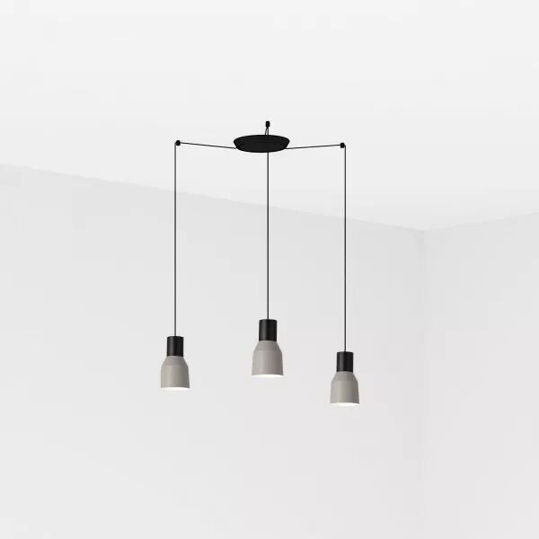Kombo Lampe Suspension Gris �120 3L (68591-3L)