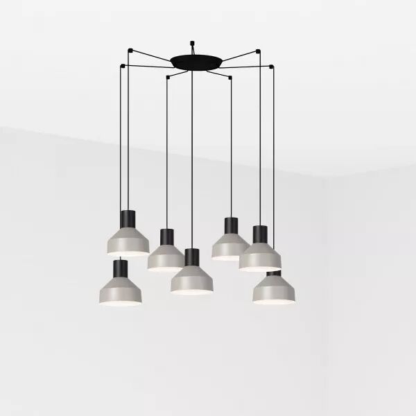 Kombo Lampe Suspension Gris �200 7L (68593-7L)