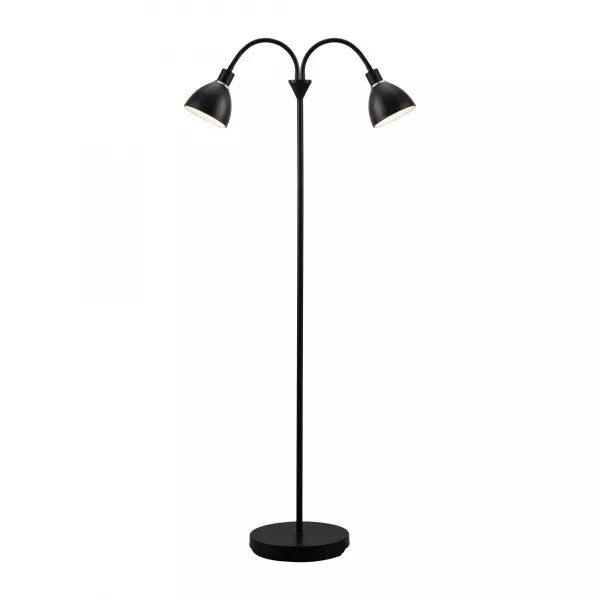 Lampadaire - RAY Double - M�tal - Noir -  E14 (63224003)