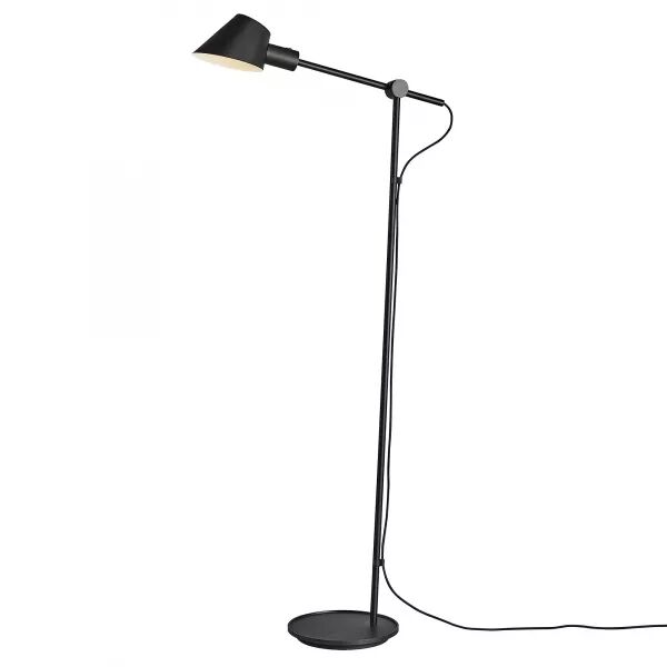 Lampadaire - STAY - Aluminium - Noir -  E27 (2020464003)
