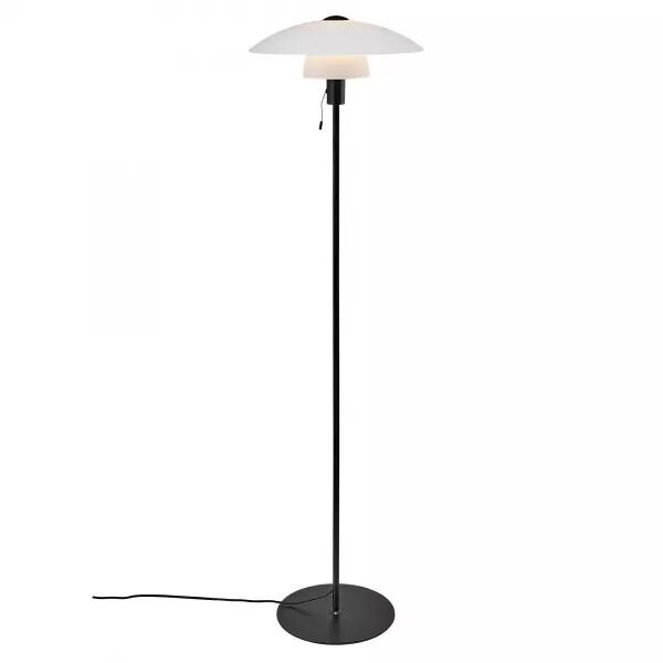 Lampadaire - VERONA - Verre - Noir -  E27 (2010884001)