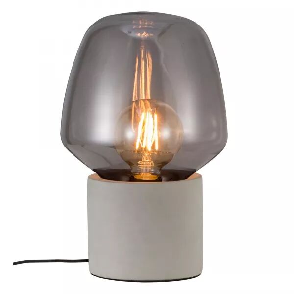 Lampe � poser - CHRISTINA - B�ton - Gris clair -  E27 (48905011)