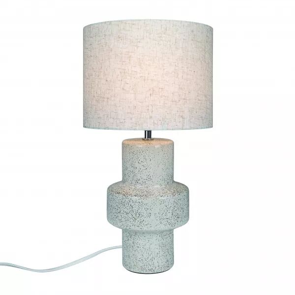 Lampe � poser - DUGAN - C�ramique - Beige - E14 (2512655009)