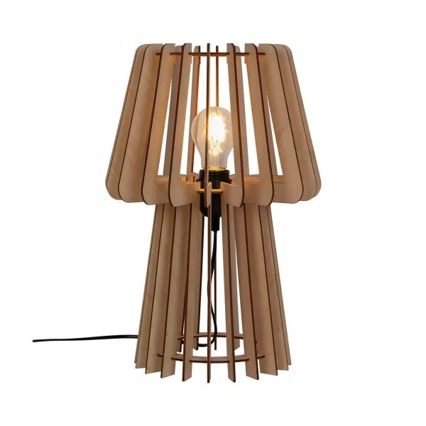 Lampe � poser - GROA - Bois - Nature (marron) -  E27 (2213155014)