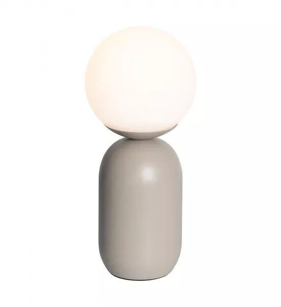 Lampe � poser - NOTTI - M�tal - Gris -  E14 (2011035010)