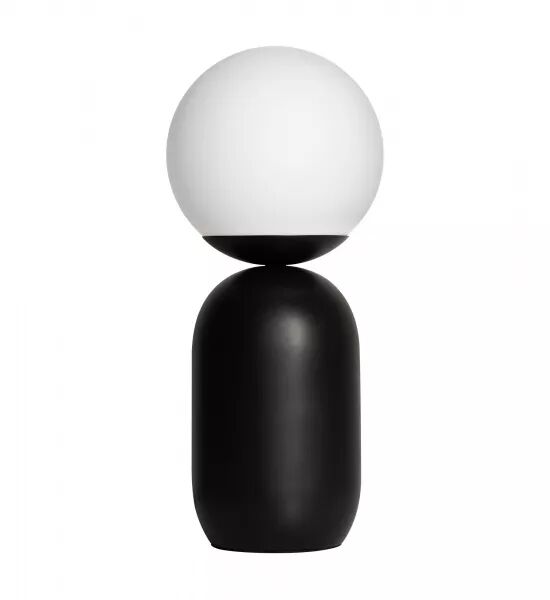 Lampe � poser - NOTTI - M�tal - Noir -  E14 (2011035003)