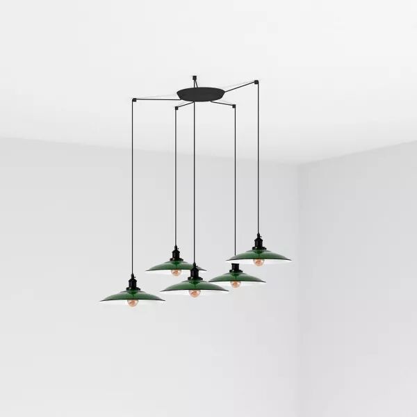 Lang Lampe Suspension Vert 5L (62805-5L)