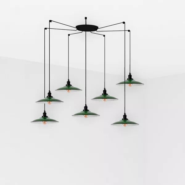 Lang Lampe Suspension Vert 7L (62805-7L)