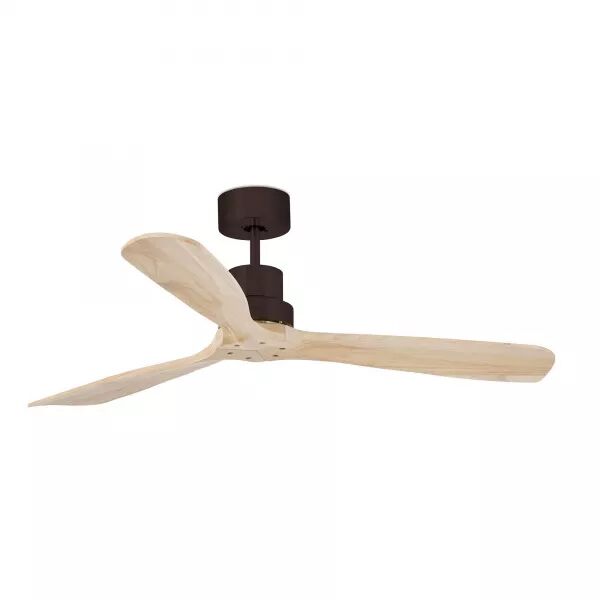Lantau L Ventilateur marron/pin DC (33562DC)
