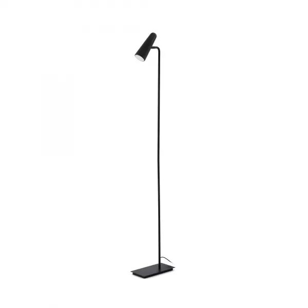 Lao Led Lampadaire Avec Une Noir (29049)