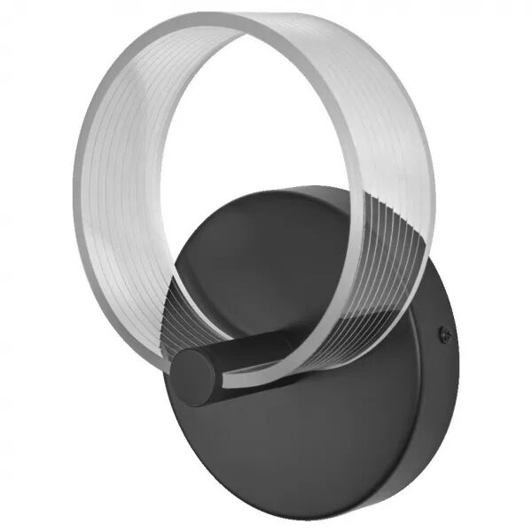 ldv applique circle 6w 370lm click cct (3000/4200/6500k) noire ledvance (4058075838680)