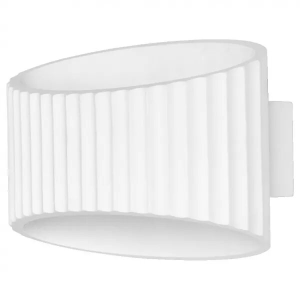 ldv applique plaster band 255mm � culot e27 blanche - lampe non incluse (4058075841369)