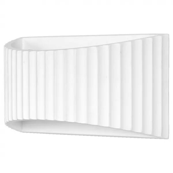 ldv applique plaster band flat 290mm � culot e27 blanche - lampe non incluse (4058075841321)