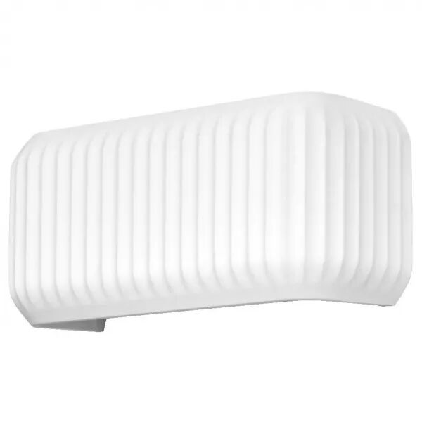 ldv applique plaster routes 330mm � culot e27 blanche - lampe non incluse (4058075841246)