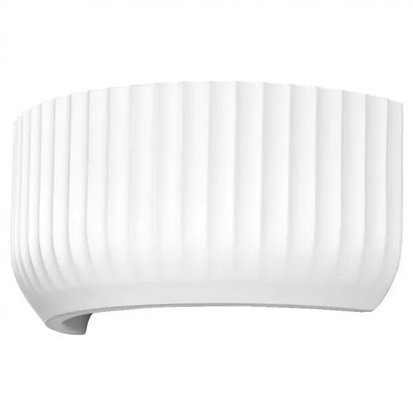 ldv applique plaster routes indirecte � culot e27 blanche - lampe non incluse (4058075841260)