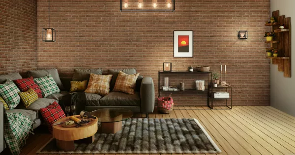 ldv decor nairobi plafon e27 bois noir  ledvance (4058075759022)