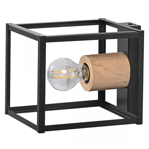 ldv decor nairobi wall e27 bois noir    ledvance (4058075759145)