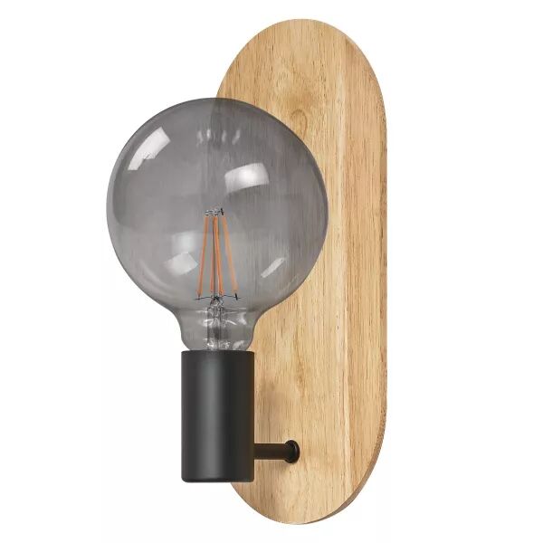 ldv decor wood applique e14 bois/noir   ledvance (4058075757080)