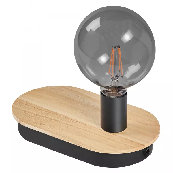 ldv decor wood table usb e14 bois/noir  ledvance (4058075757103)