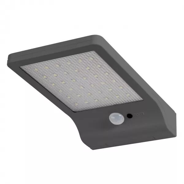 ldv doorled argent solar 3w/4000k 320lm ip44 applique solaire ledvance (4058075267862)