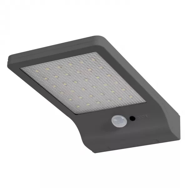 ldv doorled argent solar 3w/4000k 320lm ip44 applique solaire ledvance (4058075267862)