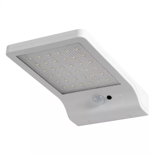 ldv doorled blanc solar 3w/4000k 320lm ip44 applique solaire ledvance (4058075267909)