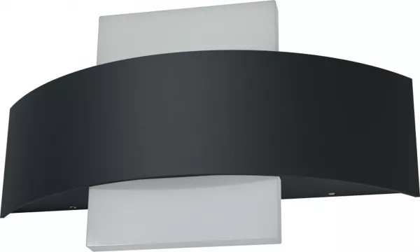ldv endura style shield applique carre 11w/3000k 410lm ip44 gris ledvance (4058075205314)