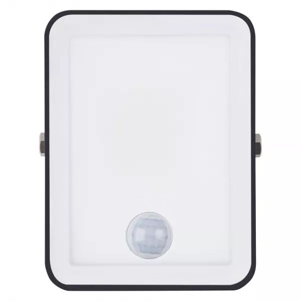 ldv fl essential sensor 10w/3000k 750lm ip65 noir projecteur ledvance (04058075768178)