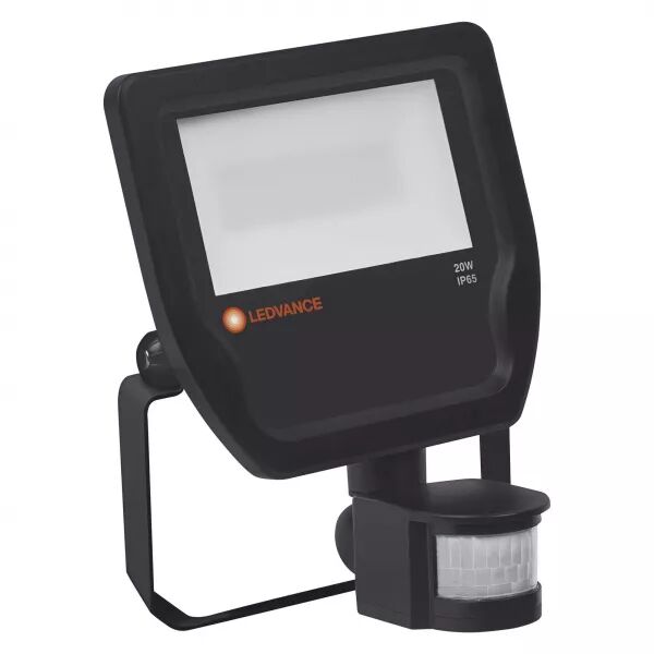 ldv fl sym 100 s 20w/3000k 2200lm ip65 100� noir projecteur sensor ledvance (4058075143531)