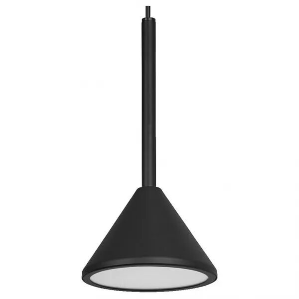 ldv fuji pendant mono 5w/3000k 180lm - suspension noire blanc chaud (4058075841826)