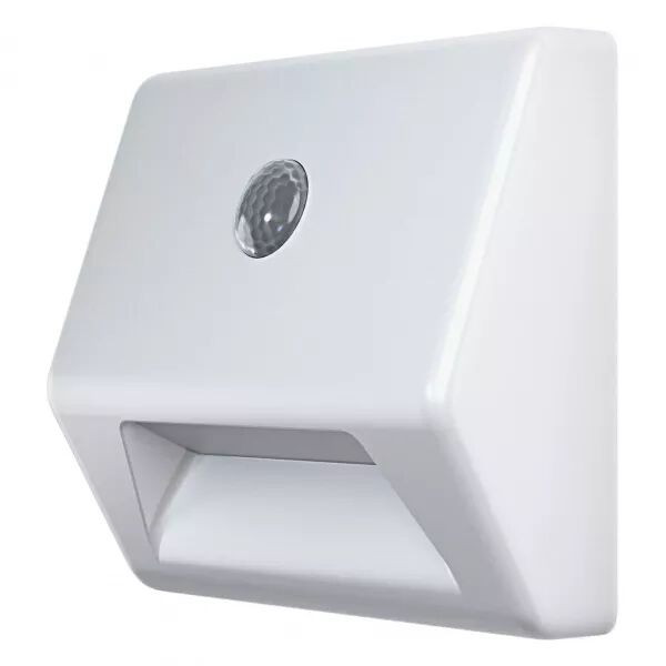 ldv nightlux stair blanc 1w/4000k sur pile avec d�tecteur pir ledvance (4058075260733)