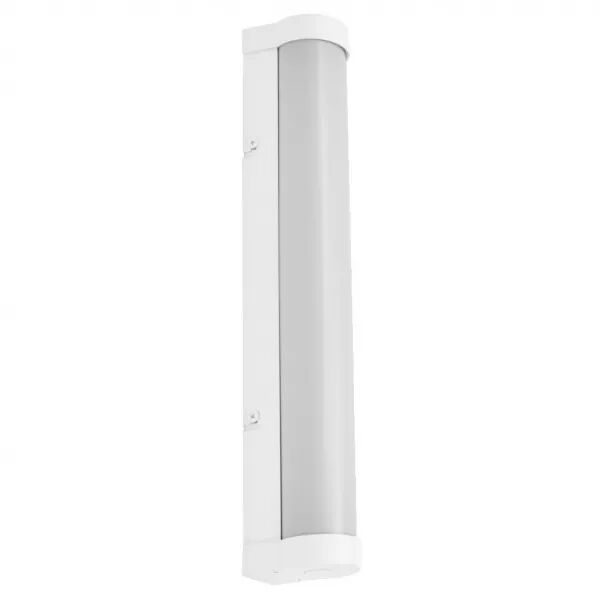 ldv orbis tube frosted 400 9w 900lm click cct dim ip44 blanc applique ledvance (4099854279355)