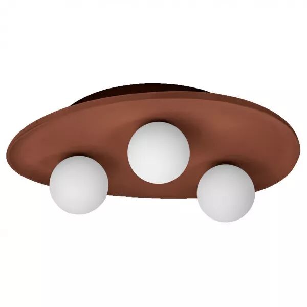 ldv plafonnier clay nest trio � culot g9 cuivre, lampes non incluses ledvance (4058075841086)