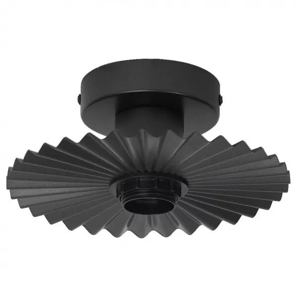 ldv plafonnier d�co plissee e27 anthracite - lampe non fournie ledvance (4058075838765)