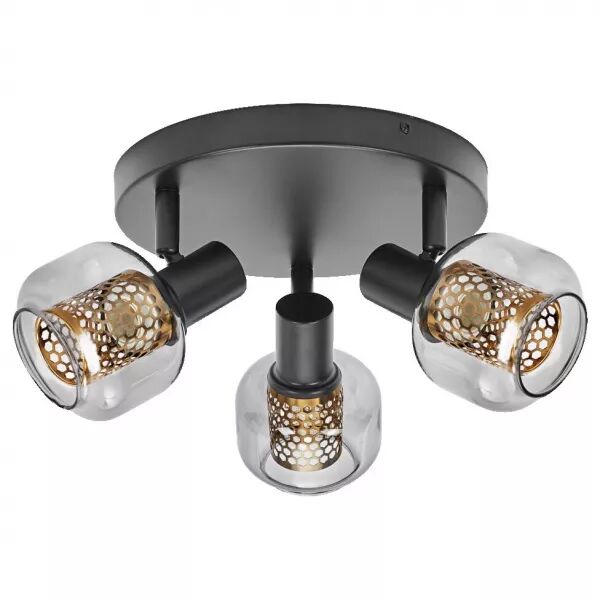 ldv plafonnier rond firefly 8,4w/2700k 750lm avec 3 lampes e14 incluses ledvance (4058075838093)