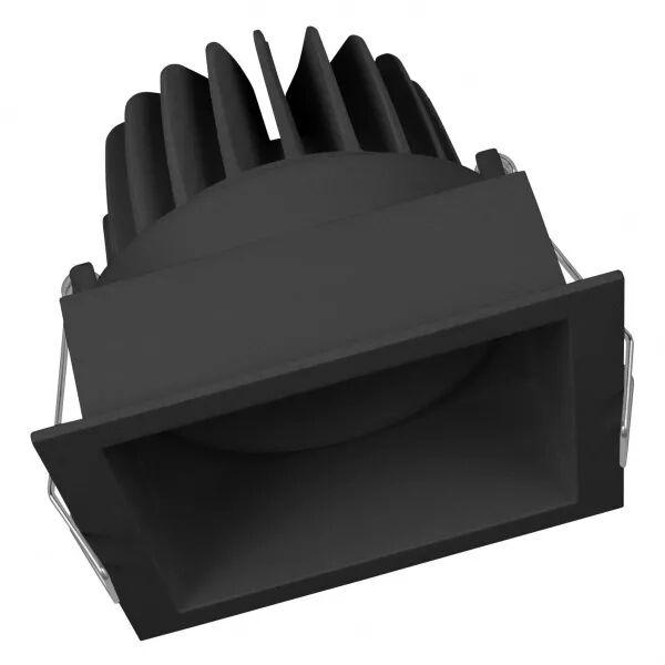 ldv spot carr� dk orientable 8w/3000k 650lm 36� ip20 ugr19 noir ledvance (4058075114067)