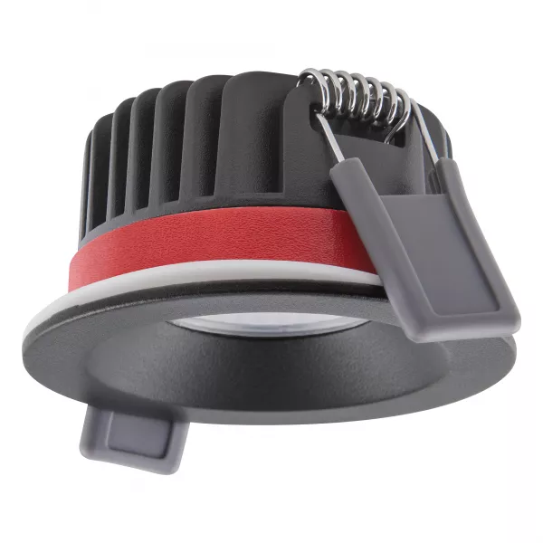 ldv spot fireproof led fix 8w/927 640lm 36� powerselect dim ip65 noir ledvance (4099854000027)