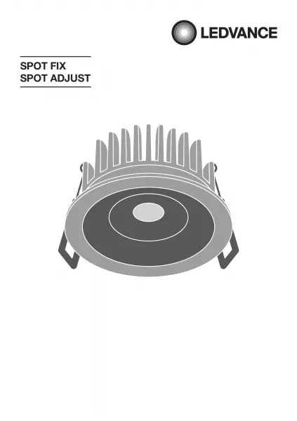 ldv spot led adj 8w/930 680lm 36� powerselect dim ip20 blanc spot ledvance (4058075799646)