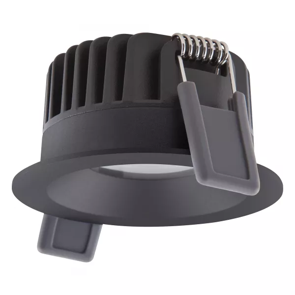 ldv spot led fix 8w/930 680lm 36� powerselect dim ip44 noir spot ledvance (4058075799585)