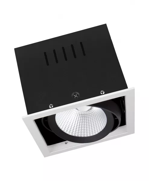 ldv spot multi 1x30w/4000k 2700lm 38� blanc/noir spot cardanique ledvance (4058075113947)