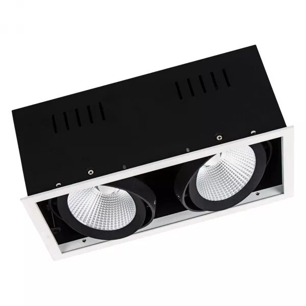 ldv spot multi 2x30w/4000k 2x2700lm 38� blanc/noir spot cardanique ledvance (4058075113985)