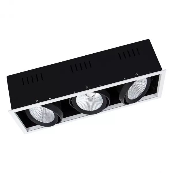 ldv spot multi 3x30w/4000k 3x2700lm 38� blanc/noir ledvance (4058075114029)