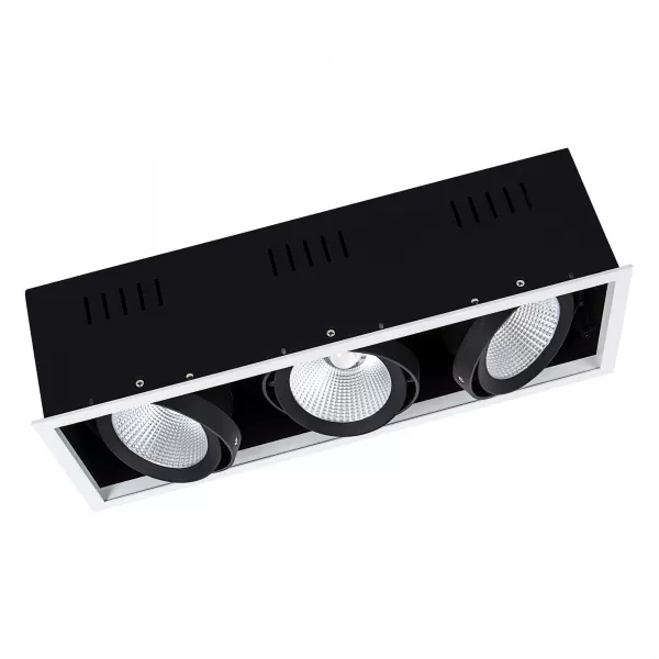 ldv spot multi 3x30w/4000k 3x2700lm 38� blanc/noir ledvance (4058075114029)