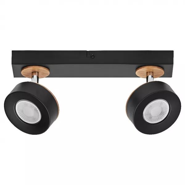 ldv spot pluto duo 298mm 10w/3000k 615lm noir orientable - plafonnier ledvance (4058075833418)