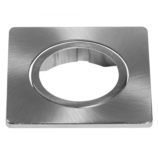 ldv spot recouvrable orientable-collerette nickel bross� carr�e 81x81mm ledvance (4099854097959)